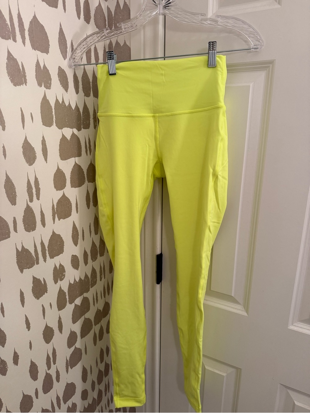 lululemon athletica High-Rise Leggings in Neon Yellow